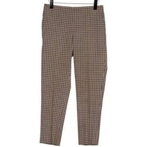 6397 Plaid Pull On Wool Pants